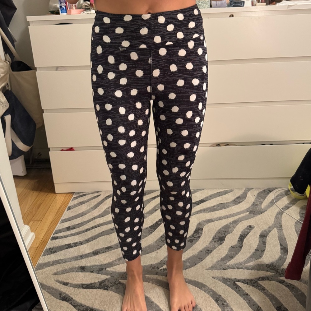 Outdoor Voices Polka Dot 7/8 Leggings